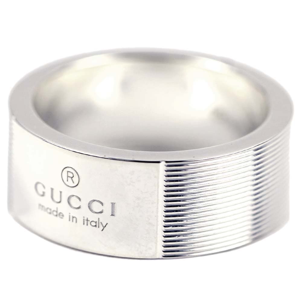グッチ リング 指輪 ユニセックス シルバーリング アクセサリー シルバー925 ロゴ GUCCI 163179-J8400-8106