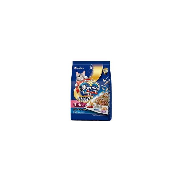 【1ケース】【お取り寄せ対象品】銀のスプーン 贅沢素材バラエティ 毛玉ケア まぐろ・かつお・白身魚(750g)[銀のスプーン] *8個