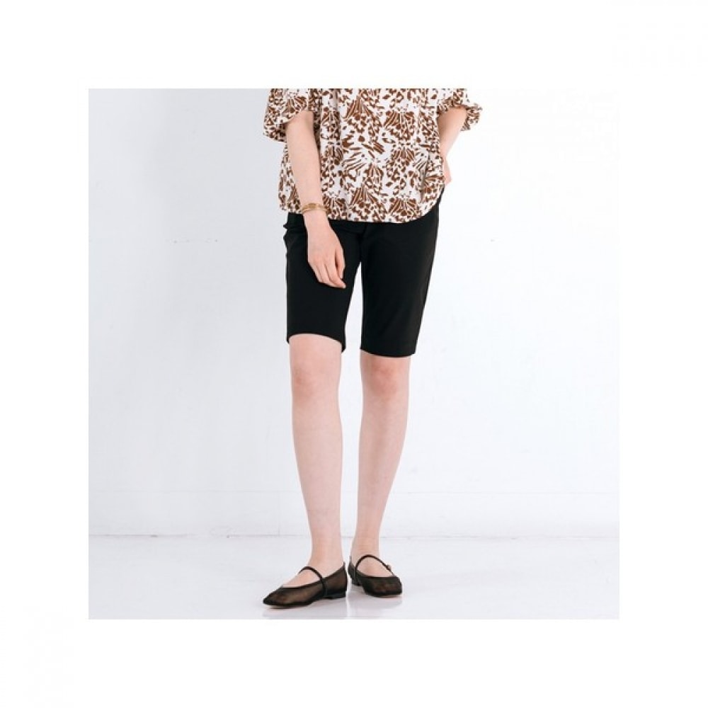 (Max Cartiggio) サイドスリットフォーウェイスパンサマークーリングウィメンズ5パートショーツ