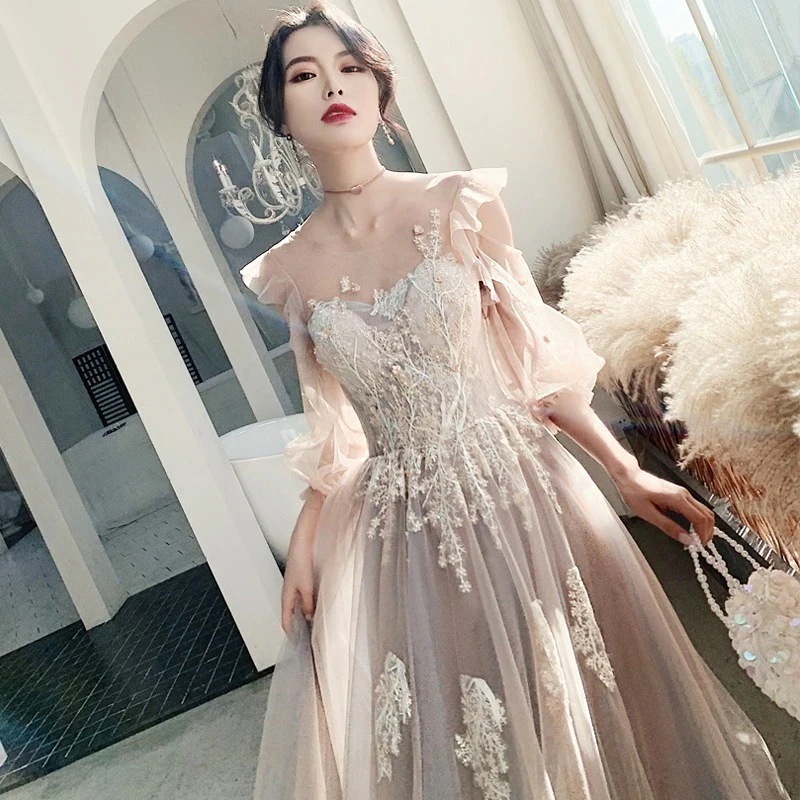 気質パーティードレス演奏会 発表会 結婚式ワンピース ウェディングドレス 花嫁ロングドレス 成人式 同窓会 卒業式 ドレス 8,900円