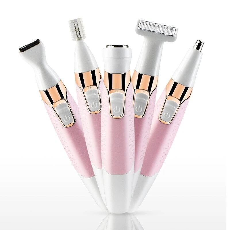 IPL光美肌脱毛器 脱毛器 5 in 1電動アイブロウトリマー 5 in 1脱毛 鼻 眉毛の下 ビキニ ヘアケア USB充電