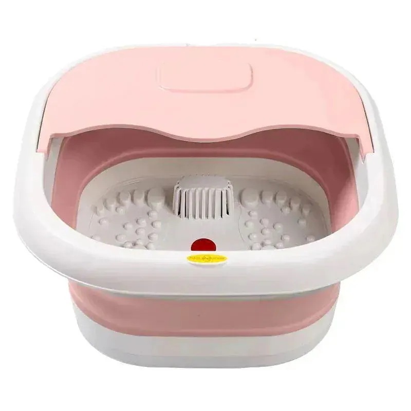 Qoo10-足湯器 折りたたみ 電気式 2026 新作 ローラー付き リモコン付き 自動加熱保温 足冷え症対策 父 母ギフト