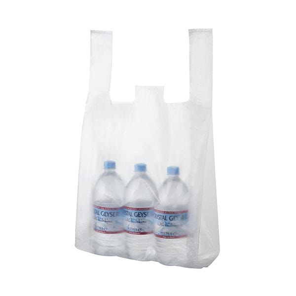 TANOSEE 半透明レジ袋 60号ヨコ350タテ600マチ幅150mm 1セット(1000枚:100枚10パック)