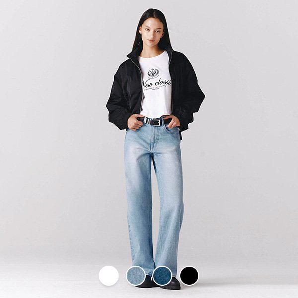 女性 MW ワイド オールシーズン デニムパンツ 414533