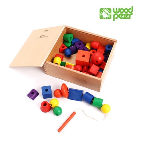 ブレインフォレスト 木ビーズ挟み+高級非臭い 幼稚園児童家 学園教習 教区団体創造力