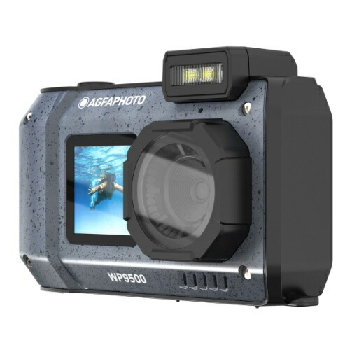 AGFAPHOTO アグファ デジタルカメラ 防水 防塵 WP9500BK ブラック　アウトドア　水中カメラ