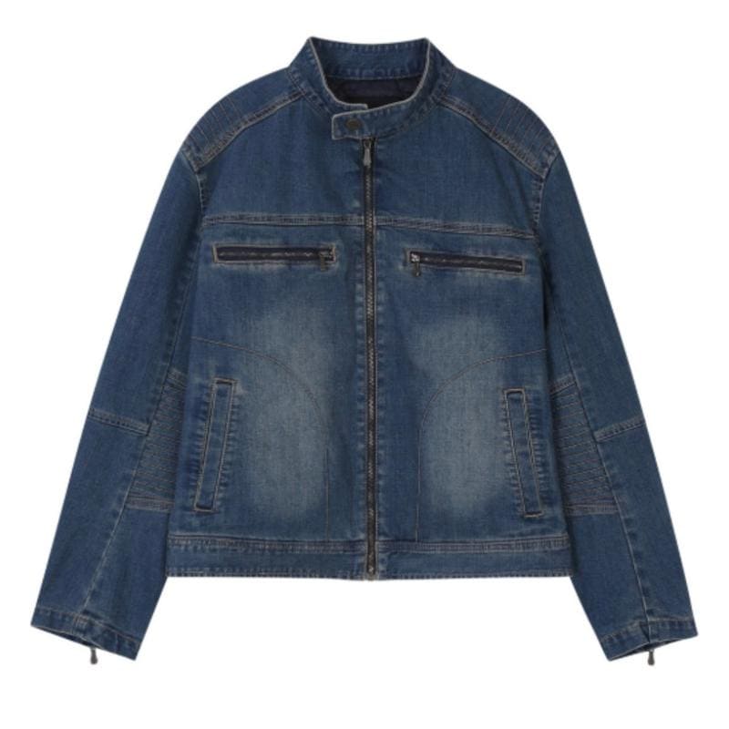 人気共用バイカージャケットDトーン_US