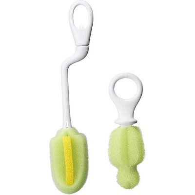 他サイト： コンビ　ﾃﾃｵ 哺乳びん&乳首洗浄ﾌﾞﾗｼｾｯﾄの商品画像