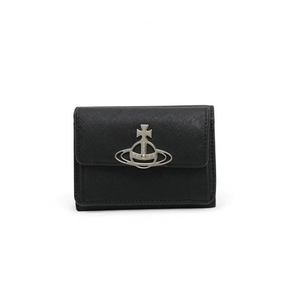 3つ折り財布 5115002UW-L001N-N401 レディース ブラック 並行輸入品