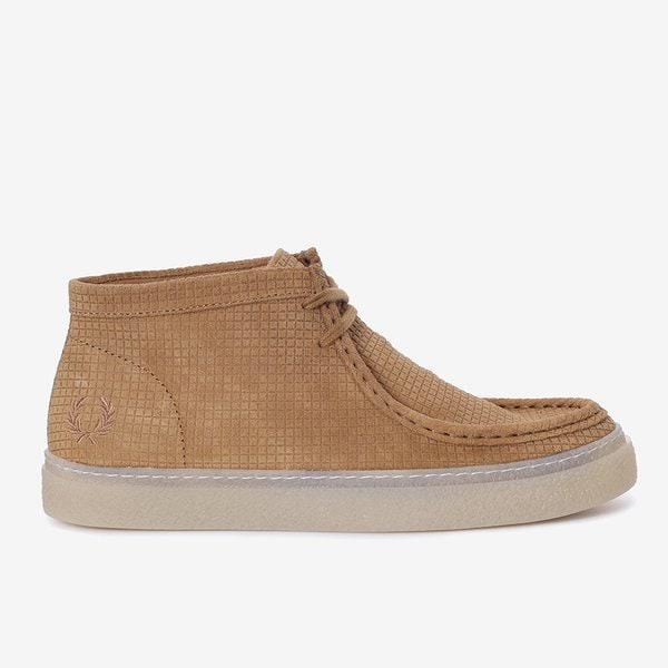 FRED PERRY_メンズスニーカー ドーソン ミッド グリッド スエード SFPM2336305-644