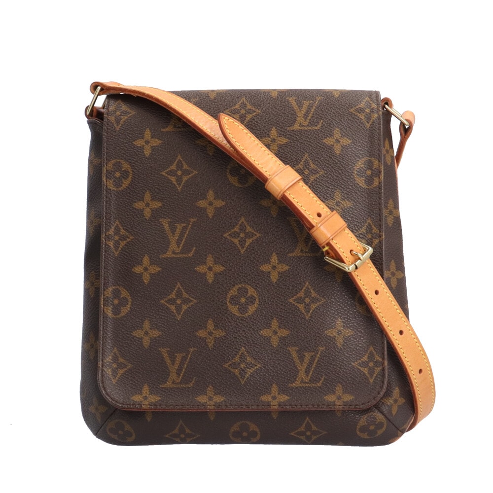 ルイヴィトン ミュゼットサルサ モノグラム ショルダーバッグ モノグラムキャンバス M51258 ブラウン LOUIS VUITTON 中古