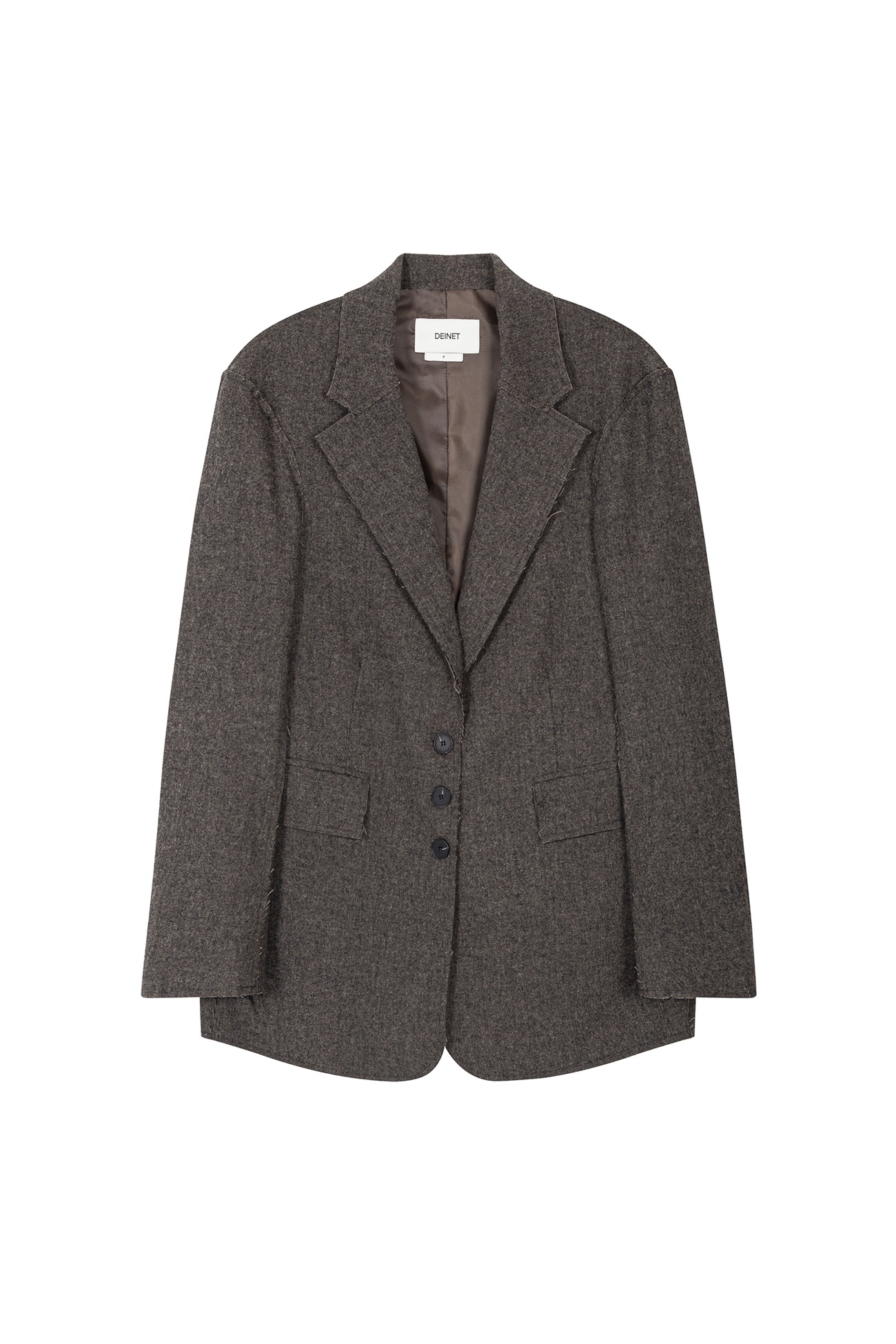 【DEINET】 ROUGH-CUT BLAZER : CHARCOAL 22,010円