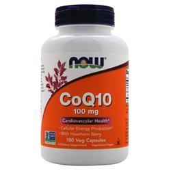 NOW　CoQ10(100mg)ホーソーンベリー入り　180カプセル