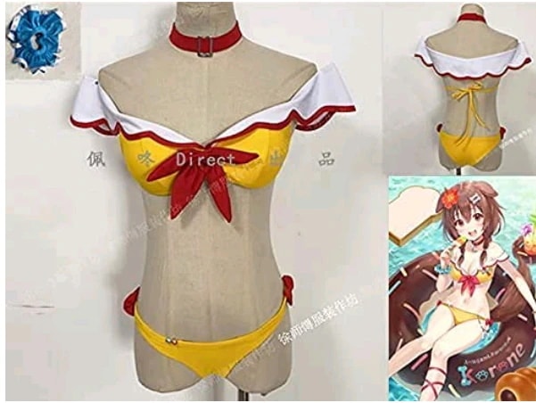 バーチャルYouTuber VTuber 戌神沁音 korone コスプレ衣装水着（ウィッグ靴別売り） 風