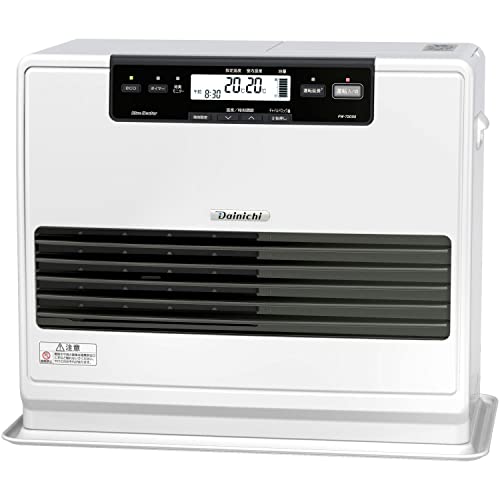 ダイニチ (Dainichi) 石油ファンヒーター (木造19畳まで/コンクリート25畳まで) DXタイプ クールホワイト FW-72DX6-W