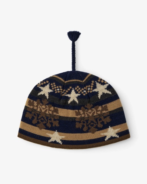 【AEAE】 SNOW TASSEL BEANIE [DARK NAVY] キャップ 正規品