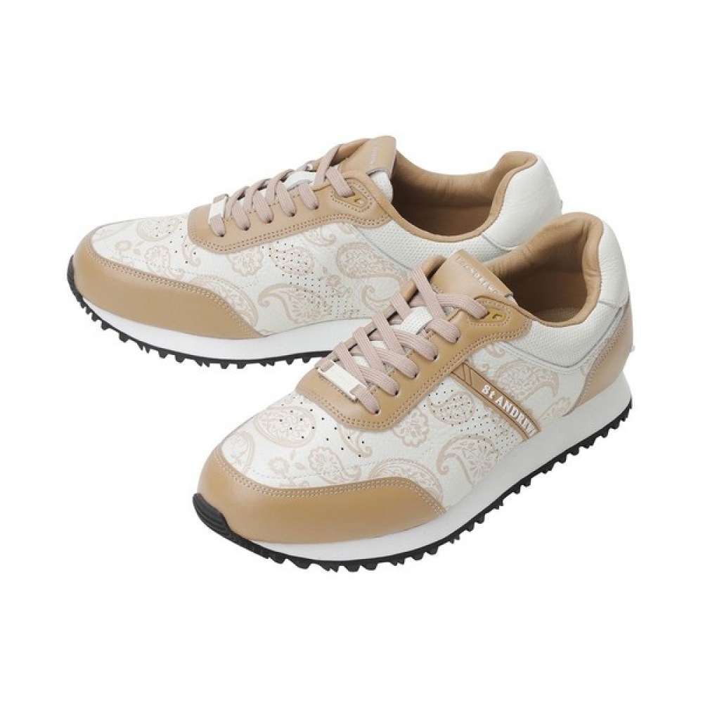 セントアンドリュース[St Andrews] メンズ斜めロゴライン穴あきノン