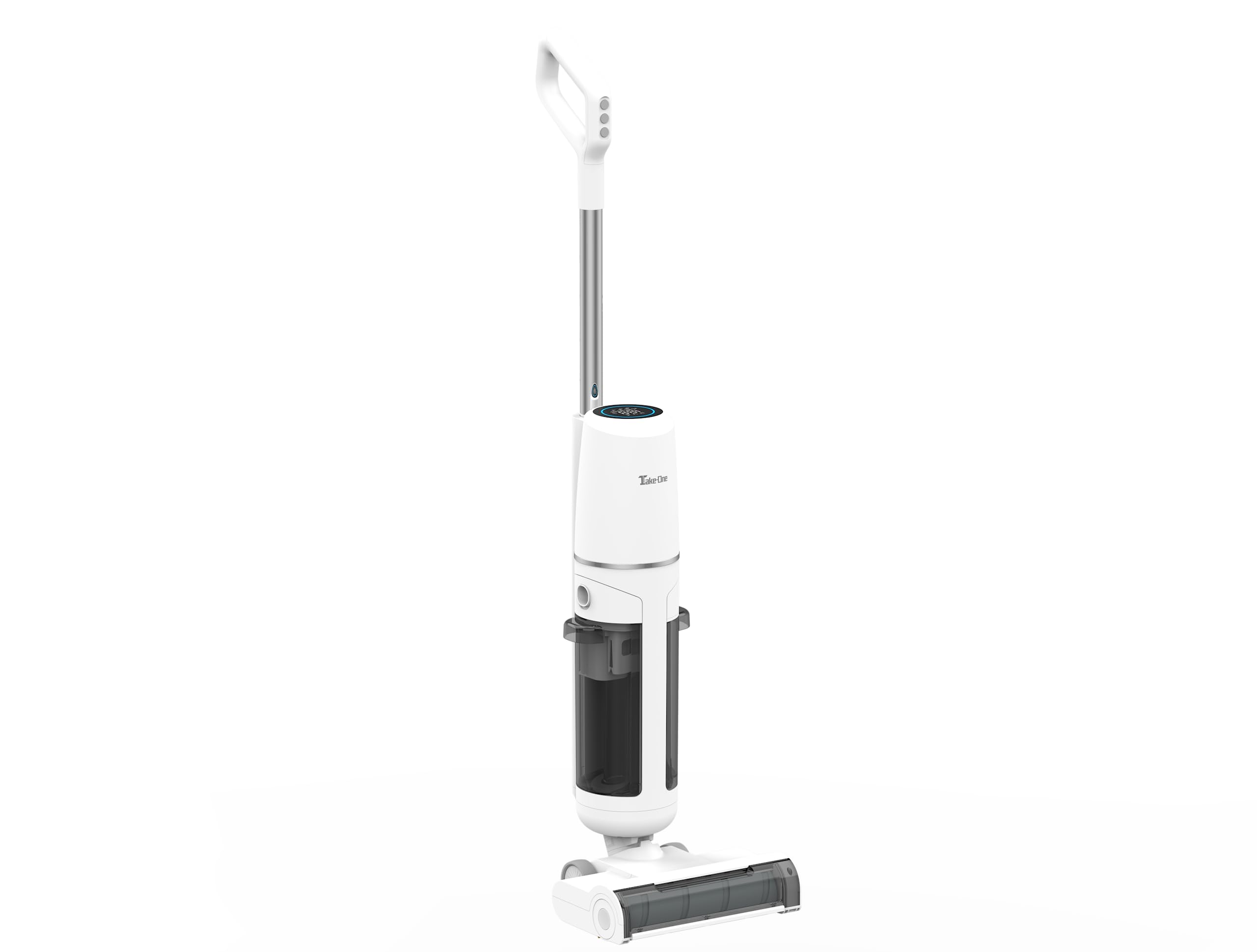 Take-One(テイクワン) HC-100 水拭き掃除機 コードレス 掃除機 水拭き 吸引 乾湿両用 スティッククリーナー クリーナー 2in1 ペットの毛 食べこぼし セルフクリーニング 強力 犬