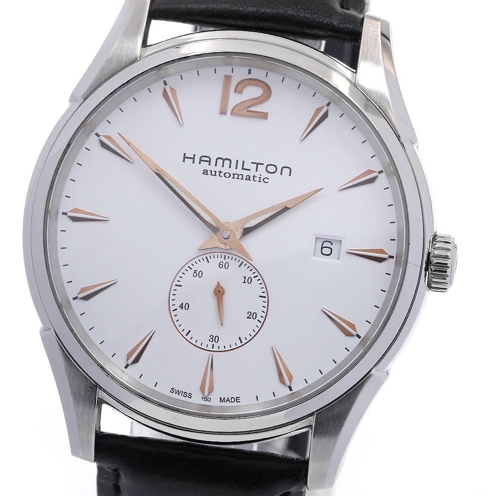 ハミルトン HAMILTON H386550 ジャズマスター デイト スモールセコンド 自動巻き メンズ 保証書付き_843263【中古】