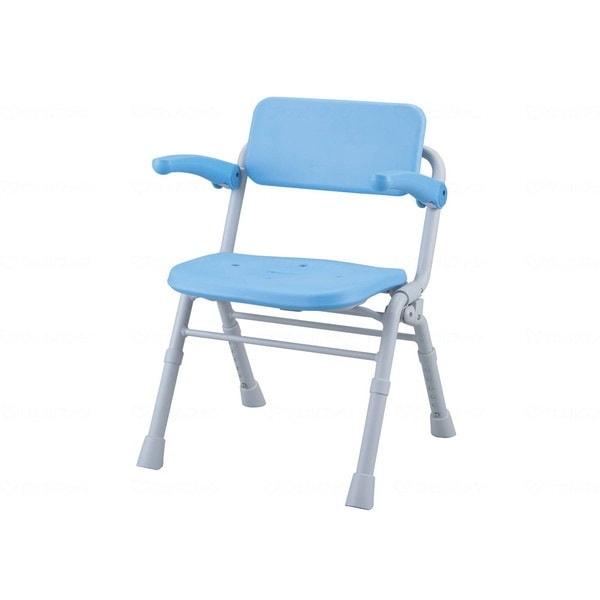 パナソニックエイジフリー シャワーチェア Air ワイドSPワンタッチおりたたみ ブルー PN-L41532A メーカー直送