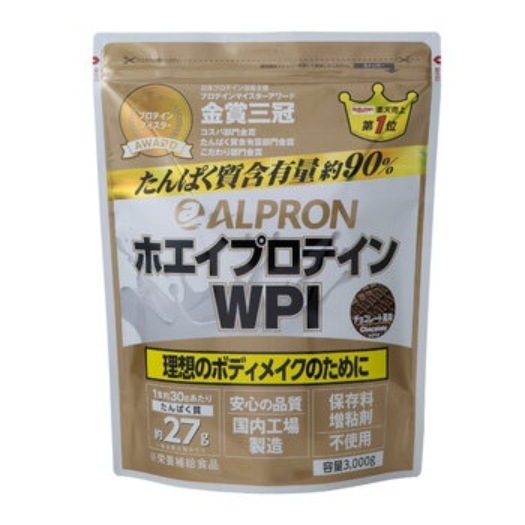 【倉庫直送】　アルプロン ホエイプロテインアイソレート(WPI) チョコレート風味 3kg