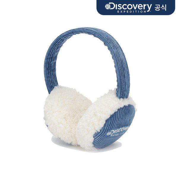 キッズ コーデュロイ エコファー イヤーウォーマー (BLUE)