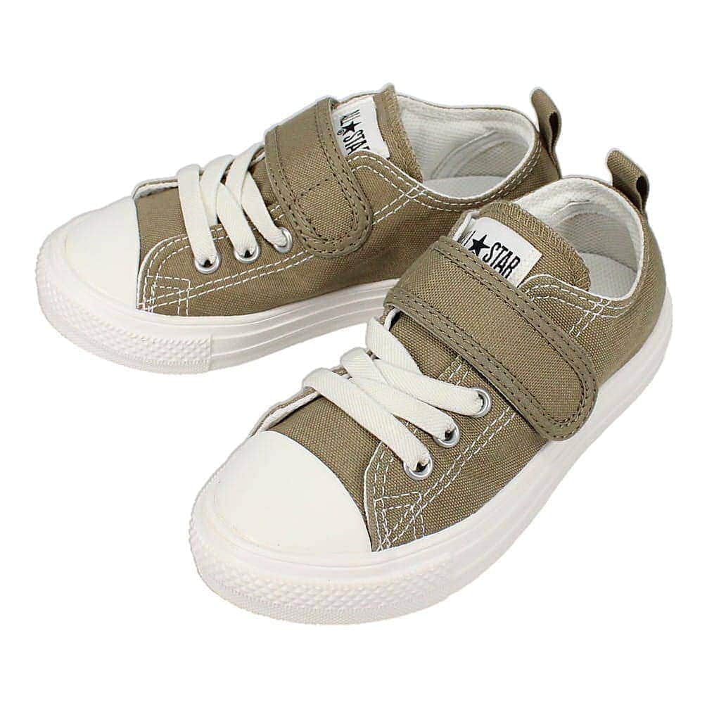 正規品 子供スニーカー チャイルド オールスター ライト V-1 オックス ALL STAR OX ベージュ 3SD928