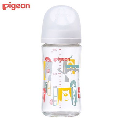 他サイト： 母乳実感 哺乳びん 耐熱ガラス Zoo 240mlの商品画像