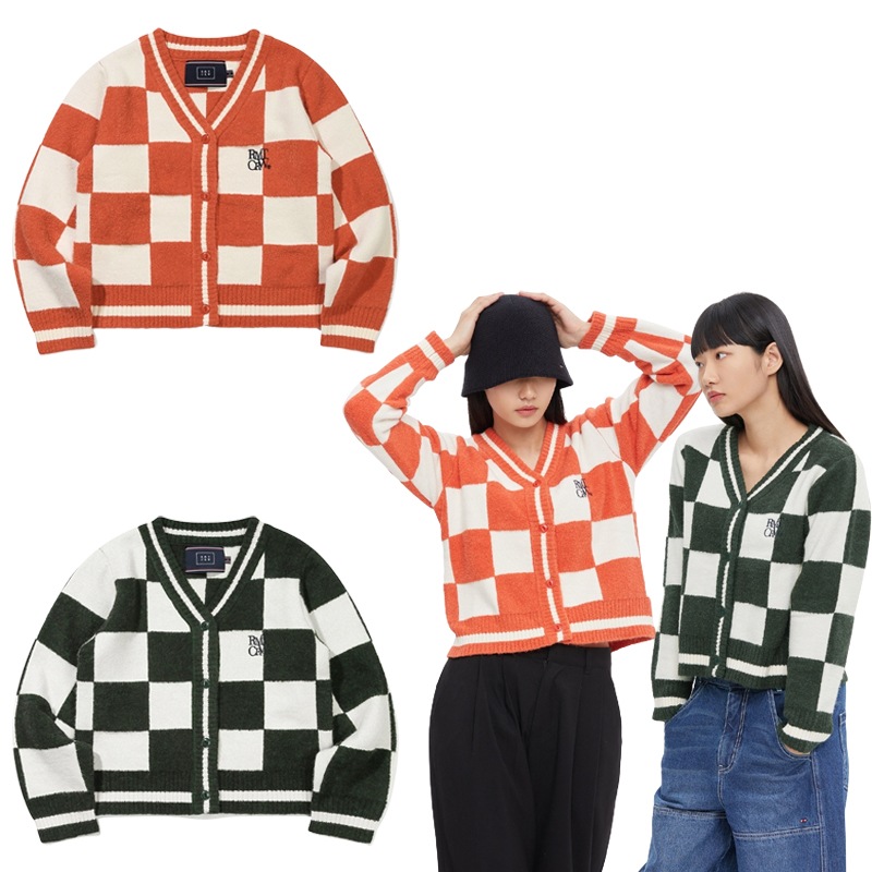 RMTC CHECKER BOARD TERRY CARDIGAN 2色 人気商品 正規品