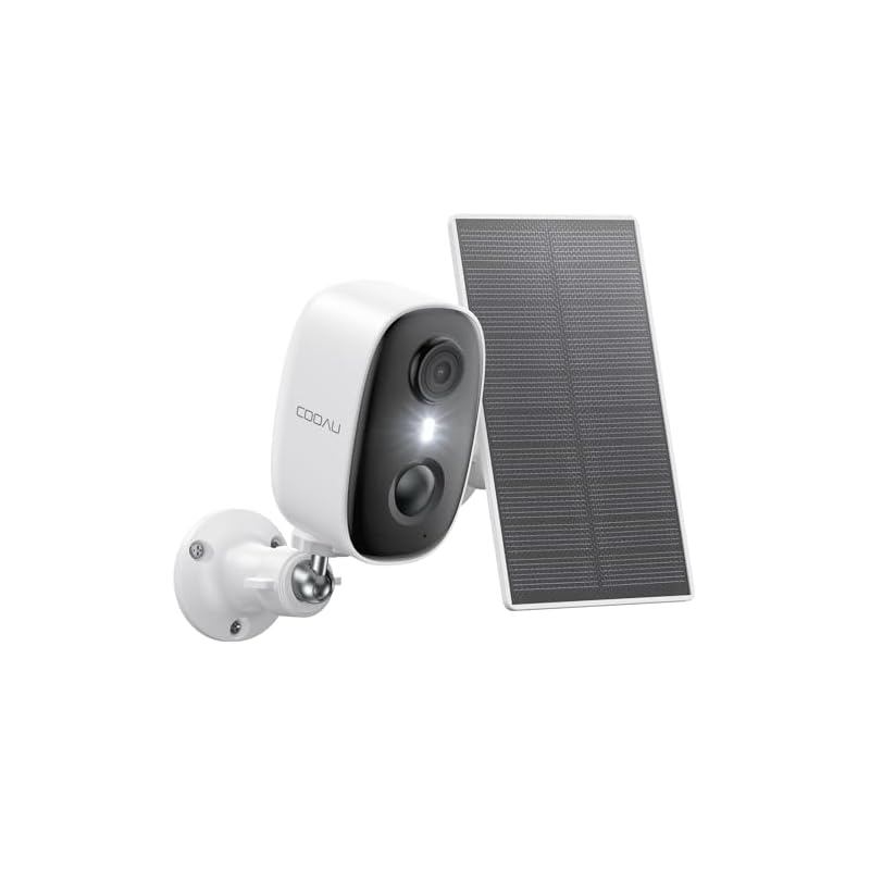 【2023強化版2K高画素夜間フラー撮影】COOAU 防犯カメラ 屋外 ソーラー 300万高画素 太陽光充電 監視カメラ10000mAhバッテリー ソーラー式 ワイヤレス/WIFI 完全無線 設置簡