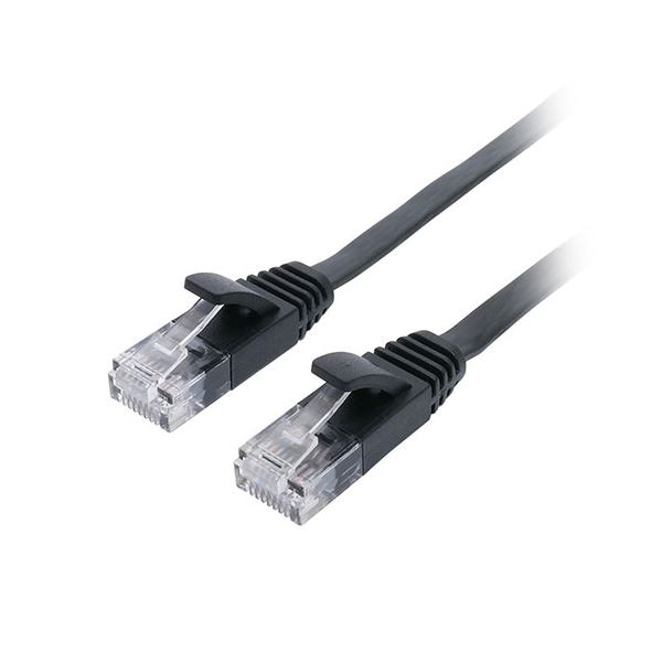 MCO CAT.6A LANケーブル フラット ブラック 30m C6A-F30BK 5,317円