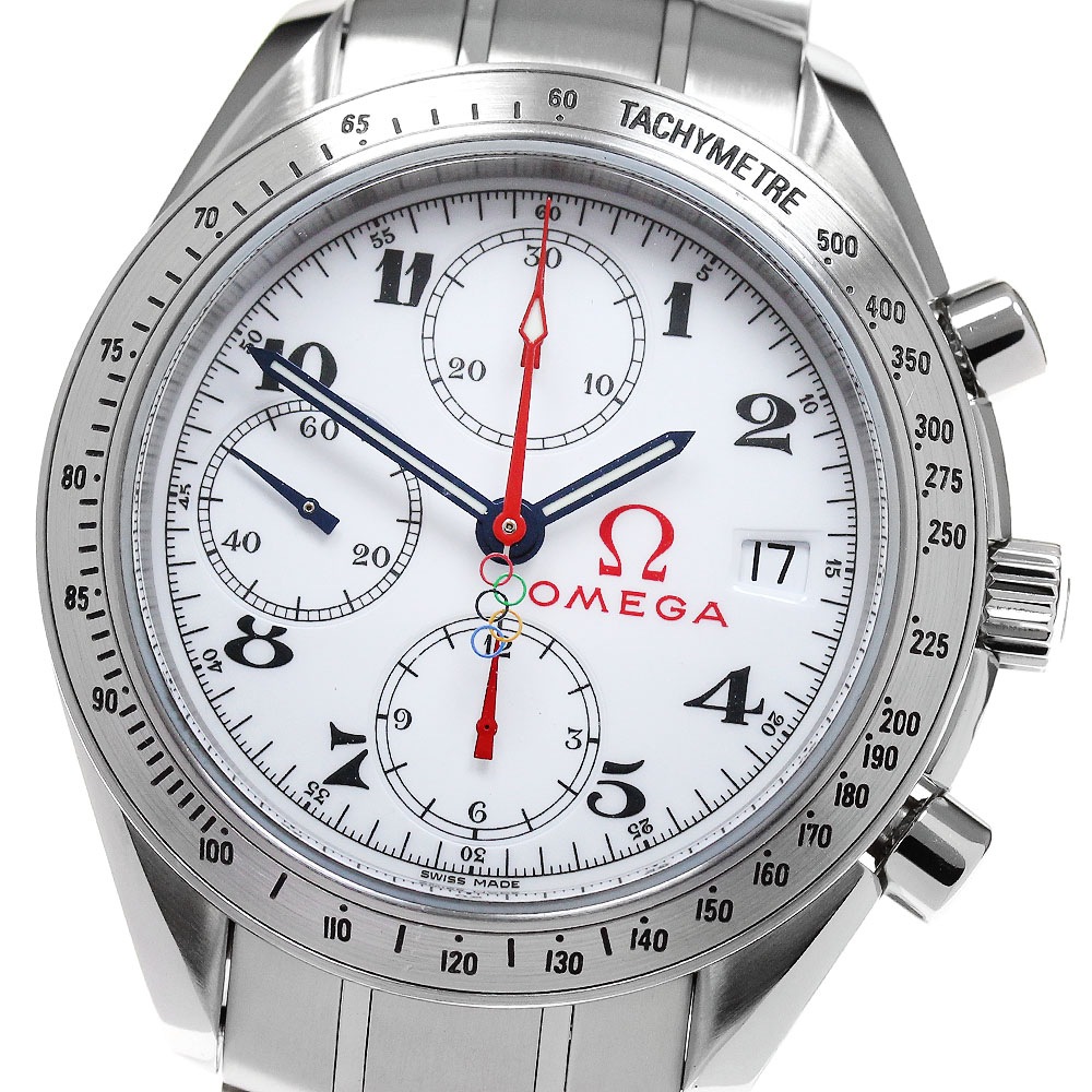 オメガ OMEGA 323.10.40.40.04.001 スピードマスター オリンピック クロノグラフ 自動巻き メンズ 美品 _835673【中古】