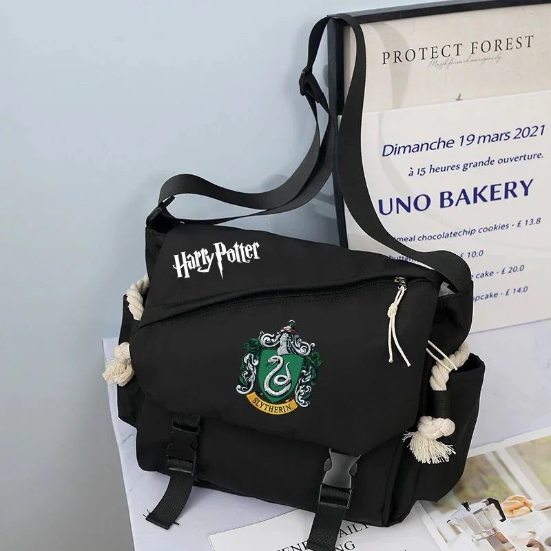 【1つ買うと10つ無料】ハリーポッタークロスボディバッグホグワーツ漫画男性と女性学生ハンドショルダーバッグ