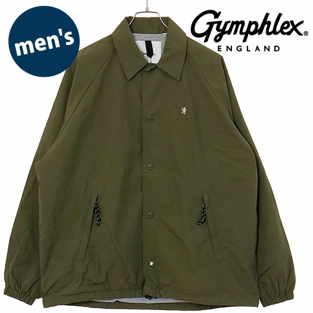 ハーフコート [#GY-A0685 RNW] HALF COAT メンズ スポーツファッション ライトアウター シャツジャケット コーチジャケット OLIVE(OFF WHITE) 正規取扱店