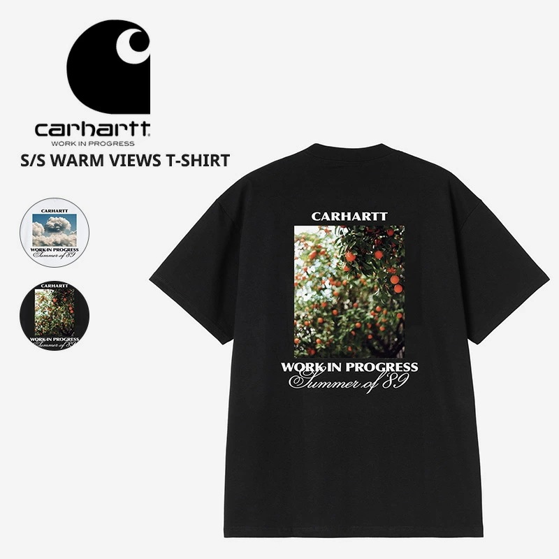 カーハート ダブリューアイピー メンズ 半袖Tシャツ Carhartt WIP ショートスリーブウォームビューTシャツ S/S WARM VIEWS T-SHIRT カットソー トップス Tシャツ