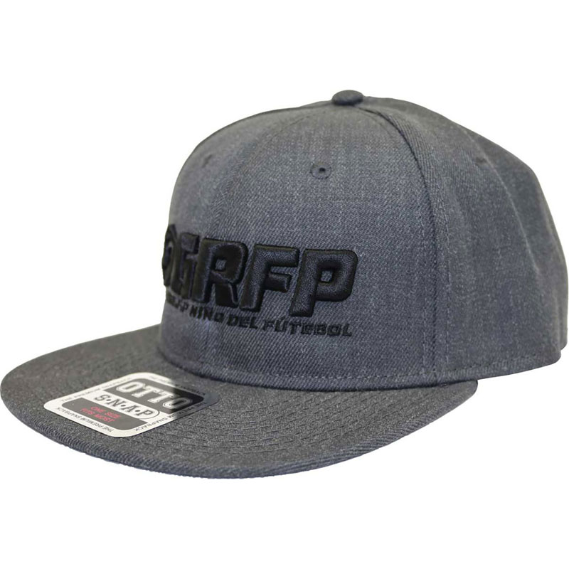 GRANDE.F.P(グランデエフピー) GRFP.3D刺繍フラットバイザーキャップ フットサル 帽子 (gfph24908-1709)