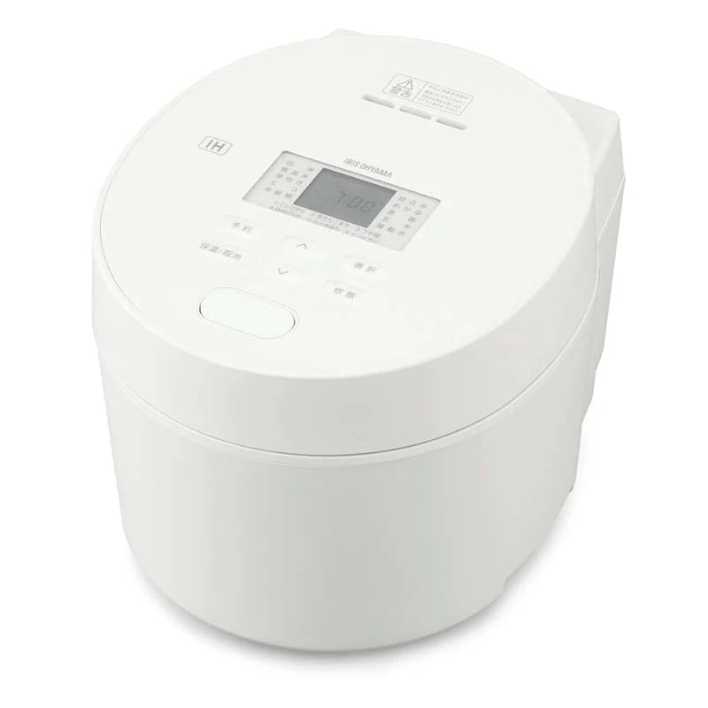 【即納】【お手入れ簡単/進化した早炊き】 アイリスオーヤマ 炊飯器 3合 IH式 一人暮らし 50銘柄炊き分け機能 早炊き25分 極厚火釜使用 おこのみ炊き分け RC-ISA30-W ホワイト