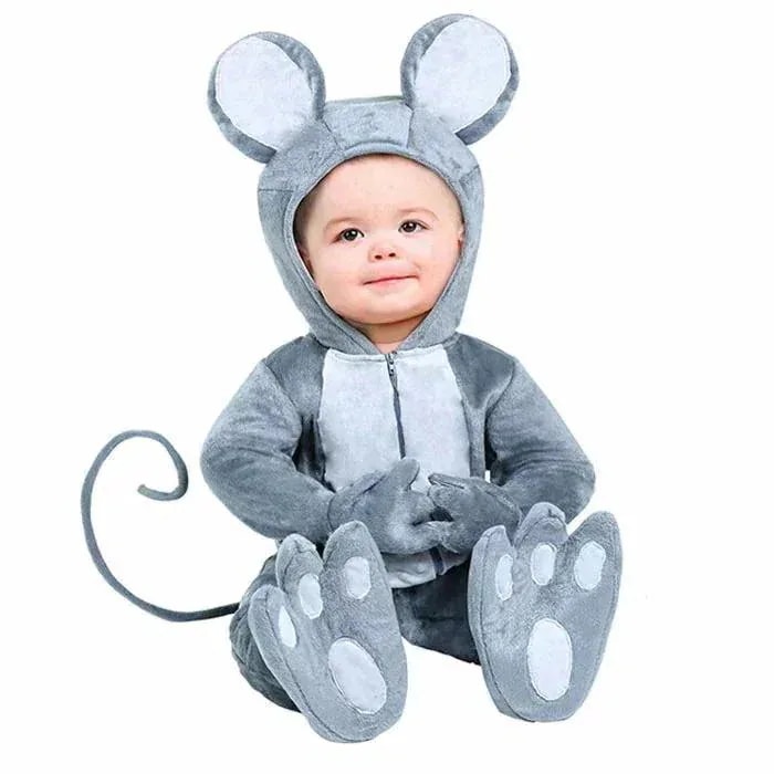 ハロウィン 衣装 鼠 ネズミ ベビー キッズ 赤ちゃん かわいい ハロウィン マウス 男女兼用 着ぐるみ 仮装 舞台 ステージ コスチューム パーティー イベント コス30パーセント割引