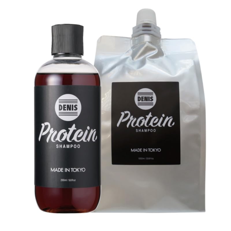 プロテインSP (290ml&詰替用セット)DENIS PROTEIN SHAMPOO【ハリコシ/立ち上がり/スキャルプ ケア】MADE IN TOKYO デニス プロテイン シャンプー【泡で育てる/