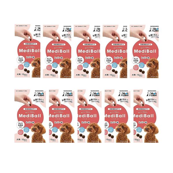 10個セット メディボール 犬用 レバー味