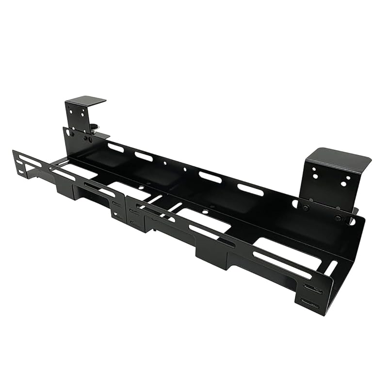 即納：長尾製作所 クランプ式 収納 ホルダー VESA 対応 2WAY HDD PC ケーブル タップ 背面 収納 ホルダー 400 NB-VESAHOLD400CL