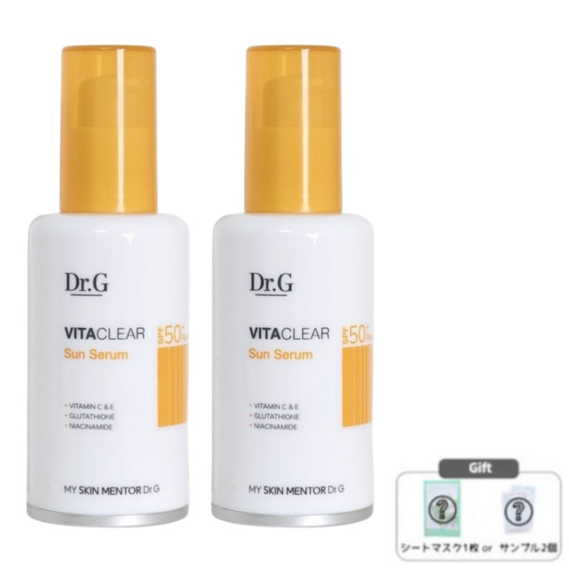 [1+1] ビタクリアサンセラム 50mL SPF50+ PA++++ / くすみケア UVカット ビタミン しっとり 水分 べたつかない 紫外線ケア エイジングサイン シミ