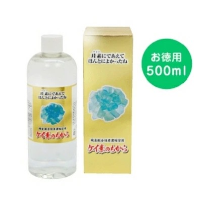 【ケイ素のちから500ml】 ケイ素 けいそ シリカ水 サプリメント サプリ シリカウォーター 珪素 ミネラル 食品 健康食品 健康飲料