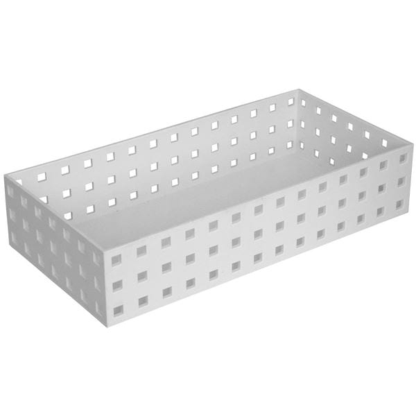 (まとめ) 小物入れ/マルチ収納ケース (ミドル M ホワイト) 奥行き28cmタイプ ブリックス 9003 (28個セット)