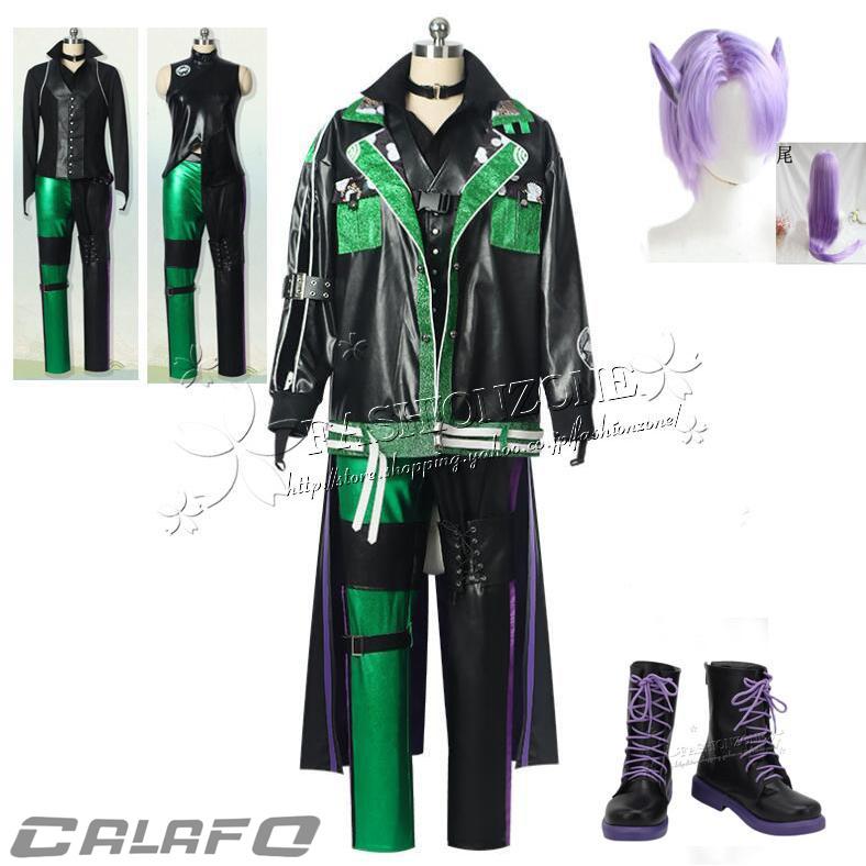 刀剣乱舞-ONLINE- 風 五月雨江（さみだれごう) コスプレ 衣装 ウイッグ 靴 コスチューム cosplay イベント 演出服 アニメ変装 仮装 ハロウィン