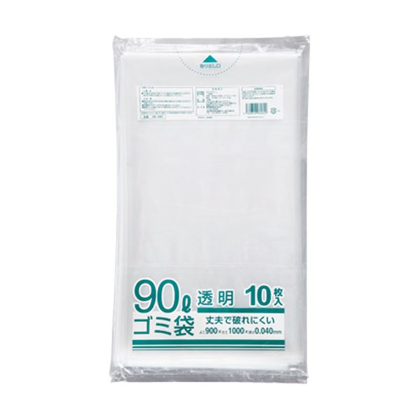 (まとめ) クラフトマン 業務用透明 メタロセン配合厚手ゴミ袋 90L HK-089 1パック(10枚) (×30セット) 17,034円