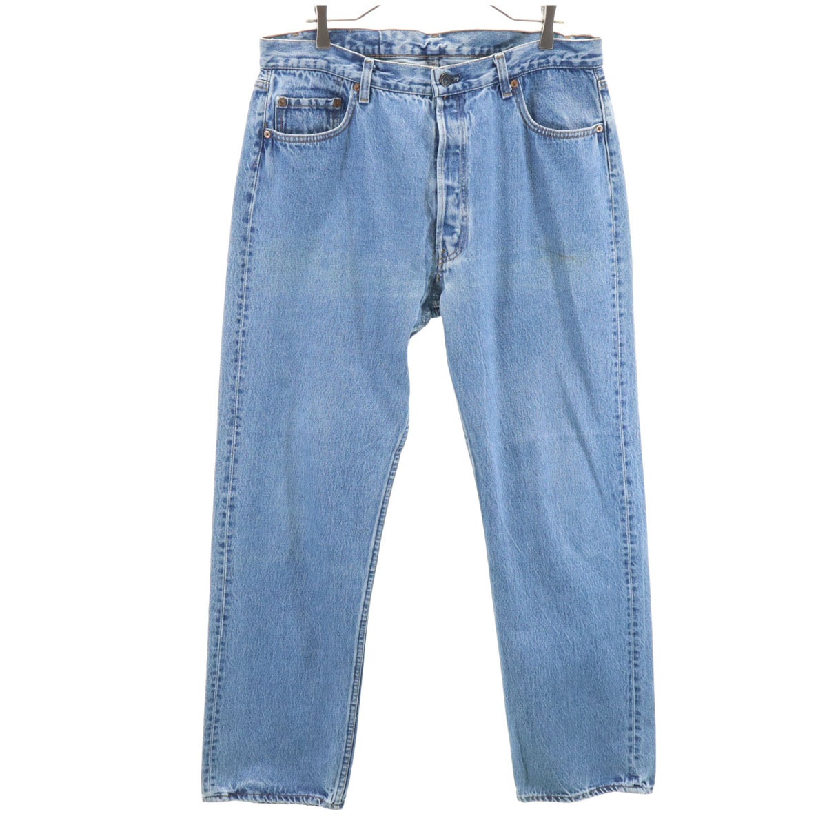 80s 501 オールド ストレートデニムパンツ W38 ウォッシュブルー ジーンズ ビッグサイズ メンズ 古着