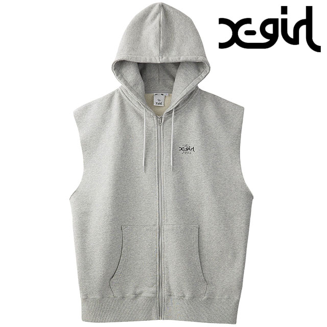 ディストレスサークルロゴ ジップアップスウェットベスト [105253021009] レディース トップス パーカーベスト ノースリーブパーカー ASH 正規取扱店