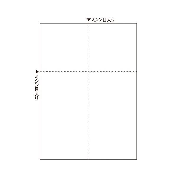 （まとめ）TANOSEEマルチプリンタ帳票(スーパーエコノミー) A4 白紙 EIAJ対応 1冊(100枚) (×20セット)