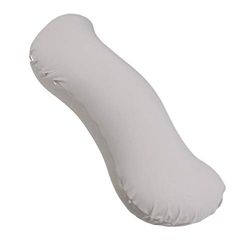 MOGU(モグ) 雲に抱きつく夢枕 専用カバー 日本製 約25x105cm ミストグレー 洗濯可 この商品はカバーのみになります